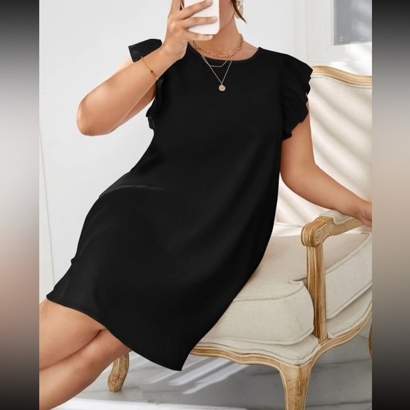 Boho ruffle hem tunic dress - Picture 9 of 16